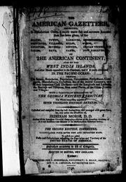 Cover of: The American gazetteer by Jedidiah Morse