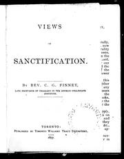 Cover of: Views of sanctification