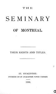 The Seminary of Montreal