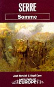Cover of: SERRE: SOMME (Battleground Europe. Somme)