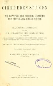Cover of: Cirripeden-Studien: zur Kenntnis der Biologie, Anatomie und Systematik dieser Gruppe ...