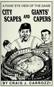 Cover of: City scapes and Giants' capers by Craig J. Carrozzi