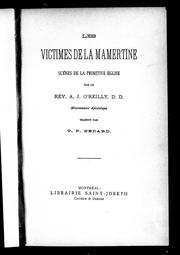 Cover of: Les victimes de la Mamertine: scènes de la primitive Eglise