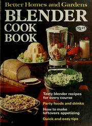 Cover of: Blender cook book. by Better Homes and Gardens