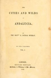 Cover of: The cities and wilds of Andalucia by Robert Dundas Murray