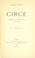 Cover of: Circé