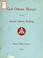 Cover of: Civil defense manual for the central library building.