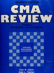 Cover of: CMA review by Irvin N. Gleim