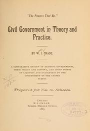 Cover of: Civil government in theory and practice