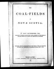 Cover of: The coal-fields of Nova Scotia