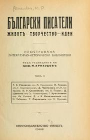 Cover of: Blgarski pisateli by Mikhail Arnaudov