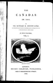 Cover of: The Canadas in 1841