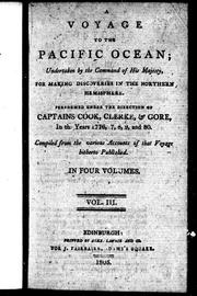 Cover of: A voyage to the Pacific Ocean by compiled from the various accounts of that voyage hitherto published.