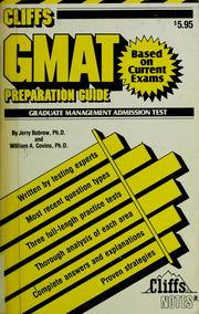 Cover of: Cliffs graduate management admission test preparation guide by Jerry Bobrow