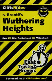 Cover of: CliffsNotes Wuthering Heights by Richard P. Wasowski