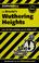 Cover of: CliffsNotes Wuthering Heights
