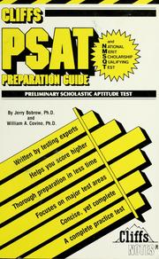Cover of: Cliffs PSAT preparation guide: Preliminary Scholastic Aptitude Test