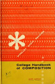 Cover of: College handbook of composition