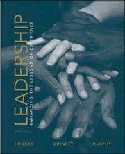 Cover of: Leadership: Enhancing the Lessons of Experience
