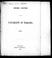 Cover of: Revised statutes of the University of Toronto, 1871