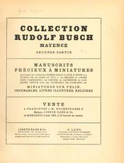 Collection Rudolf Busch, Mayence by Rudolf Busch