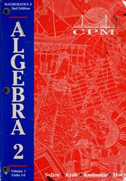 Cover of: College preparatory mathematics 3: algebra 2