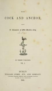 Cover of: The Cock and Anchor by Joseph Sheridan Le Fanu