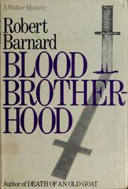 Cover of: Blood brotherhood by Robert Barnard