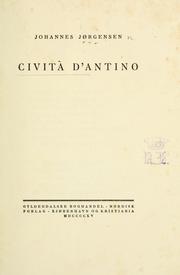 Cover of: Civita d'Antino.