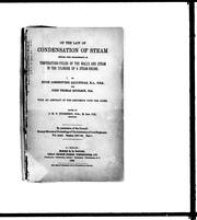 On the law of condensation of steam by Hugh L. Callendar