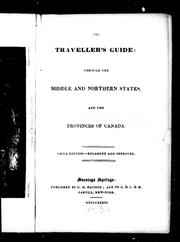 Cover of: The traveller's guide through the middle and northern states, and the provinces of Canada