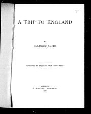 Cover of: A trip to England