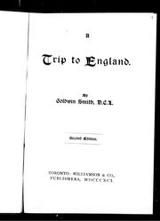 Cover of: A trip to England