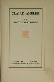 Claire Ambler by Booth Tarkington