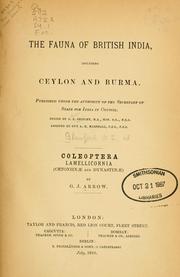 Cover of: Coleoptera: Lamellicornia. by G. J. Arrow