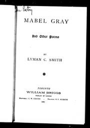 Cover of: Mabel Gray and other poems