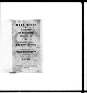 Cover of: Neue Reise in die vereinten Staaten von Nordamerika: gemacht im Jahr 1788
