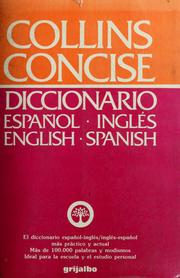 Cover of: Collins diccionario concise español-inglés, inglés-español =: Collins concise Spanish-English, English-Spanish dictionary