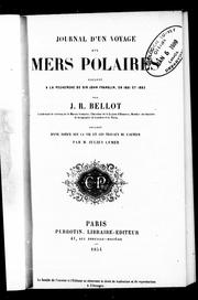 Cover of: Journal d'un voyage aux mers polaires: exécuté à la recherche de Sir John Franklin, en 1851 et 1852