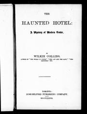 Cover of: The Haunted Hotel: A Mystery of Modern Venice