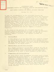 Cover of: Clippership wharf: affordable housing and community benefits subcommittee report to the east Boston planning and zoning advisory committee.
