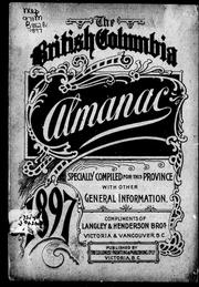 Cover of: The British Columbia almanac 1897 by 