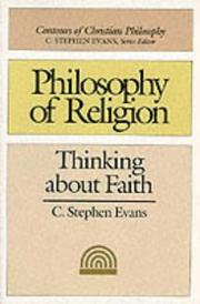 Cover of: Philosophy of Religion (Contours of Christian Philosophy)