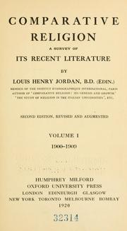 Cover of: Comparative religion by Louis Henry Jordan