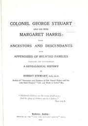 Colonel George Stewart and his wife Margaret Harris by Stewart, Robert