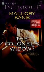 Cover of: The Colonel's widow