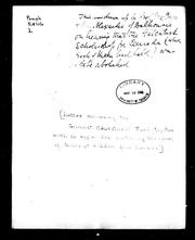 Cover of: [Letter concerning the Gilchrist Educational Fund, together with an appendix containing the names of Gilchrist scholars from Canada.]