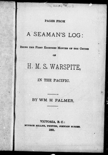 Pages from a seaman's log by William H. Palmer