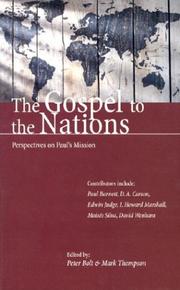 Cover of: The Gospel to the Nations: Perspectives on Paul's Mission by 