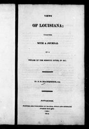 Cover of: Views of Louisiana by by H.M. Brackenridge